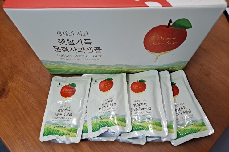 문경사과즙 아기사과즙 사과즙효능 디씨티리테일 새재의사과 햇살가득문경사과생즙