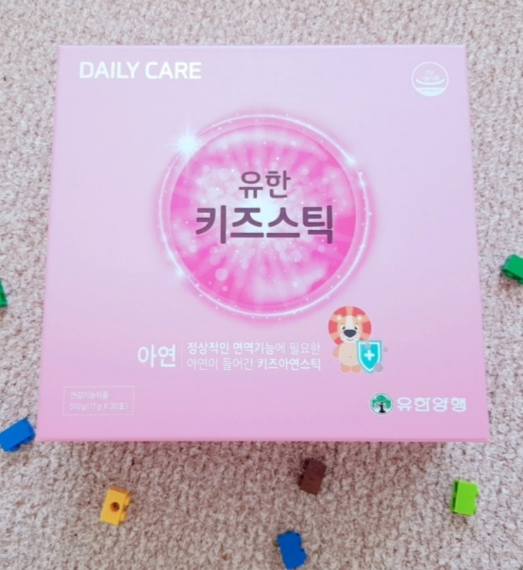 밥안먹는아이~ 달콤한 젤리 간식겸 아연영양제  유한키즈아연스틱