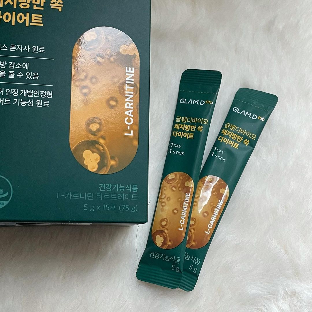  “#협찬 간편하게 물에 타서 마시는 글램디 바이오 체지방만 쏙 다이어트🤍 레몬맛이라 음료마시는것 처럼…”