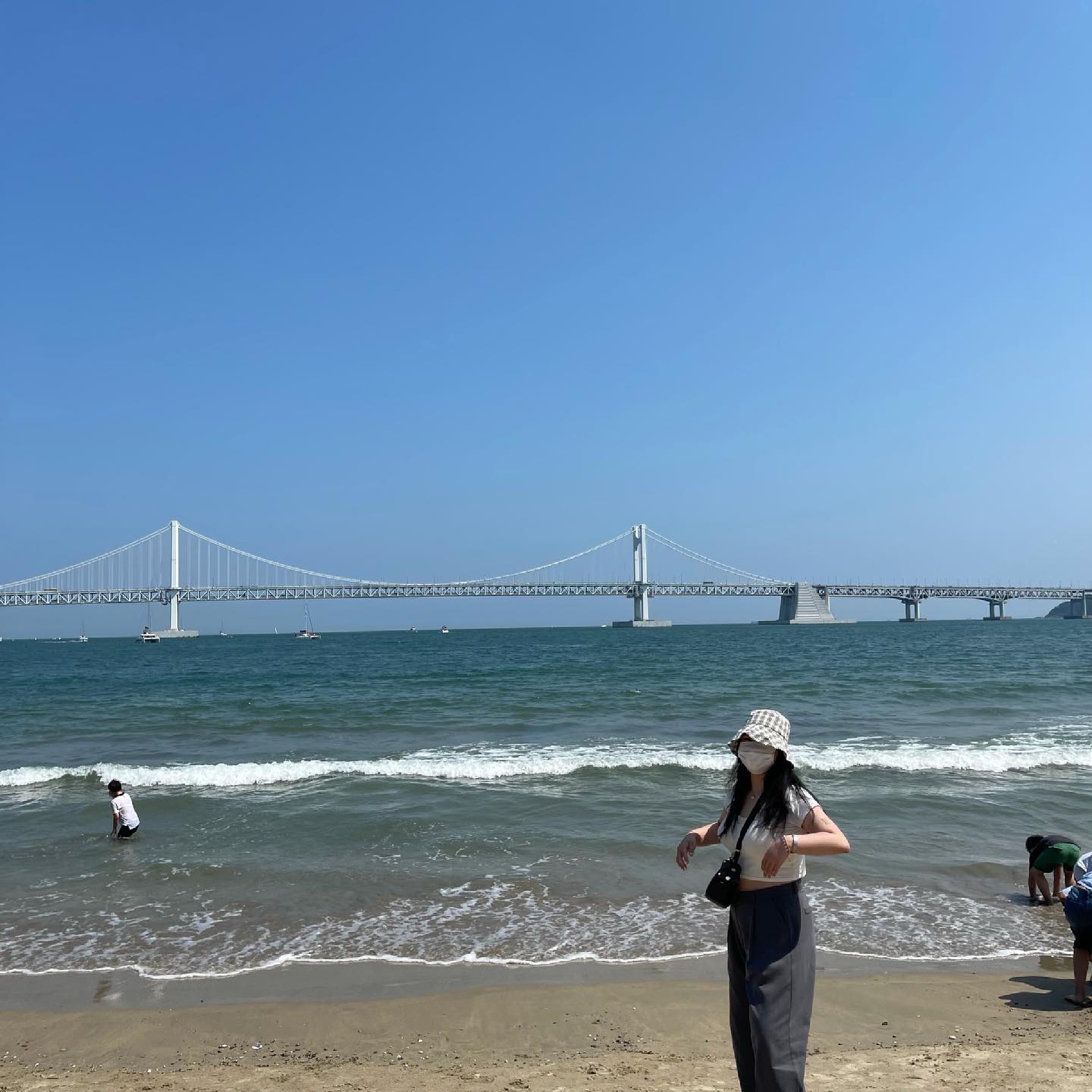 가위바위보 해서 진 사람 입수하기