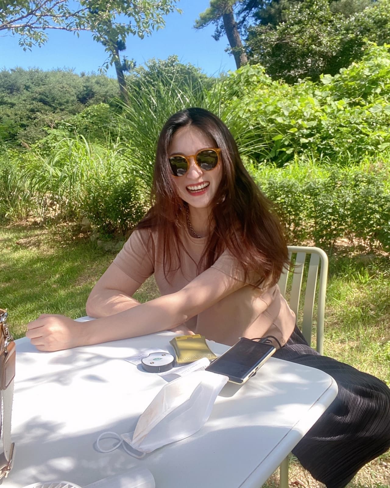 기분 좋으면 얼굴에 드러나는 편💚