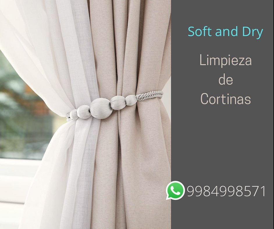Están sucias tus cortinas ?, tráelas con nosotros #tintoreriacancun