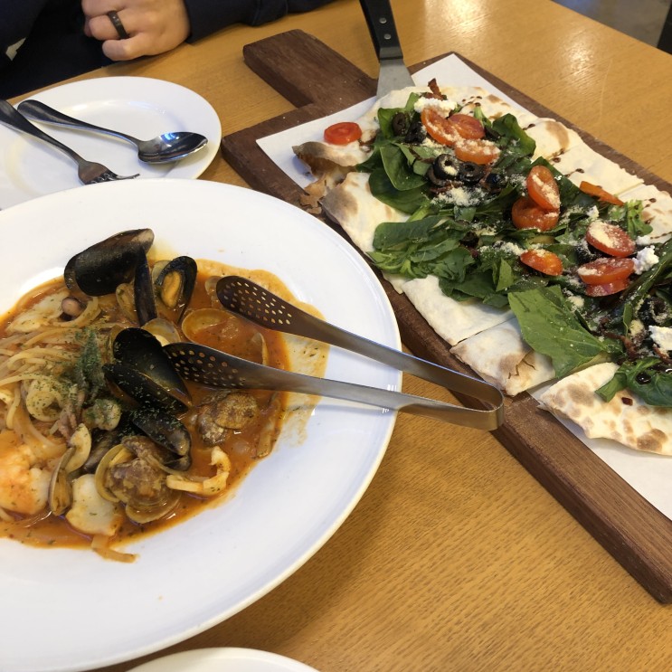 시금치 피자 맛집 빈체로 파스타 춘천점