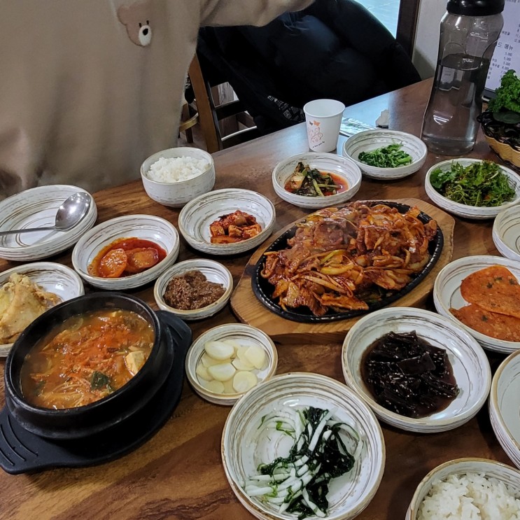 원주 행구동 한식 꿀맛집 { 장가네 보리밥} 