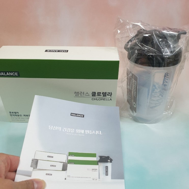 [핼런스 클로렐라] 코로나 시대 면역력을 위해 클로렐라 1일1포!