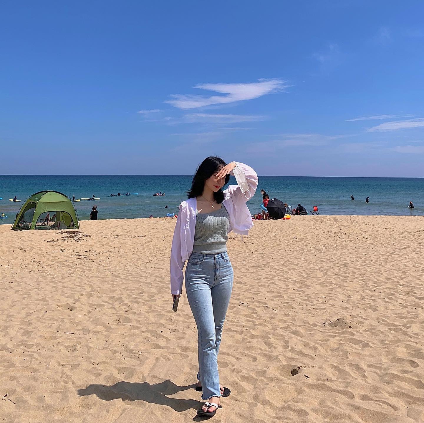 츄우니까 여름사진 올리고 싶어지는 #청개구리