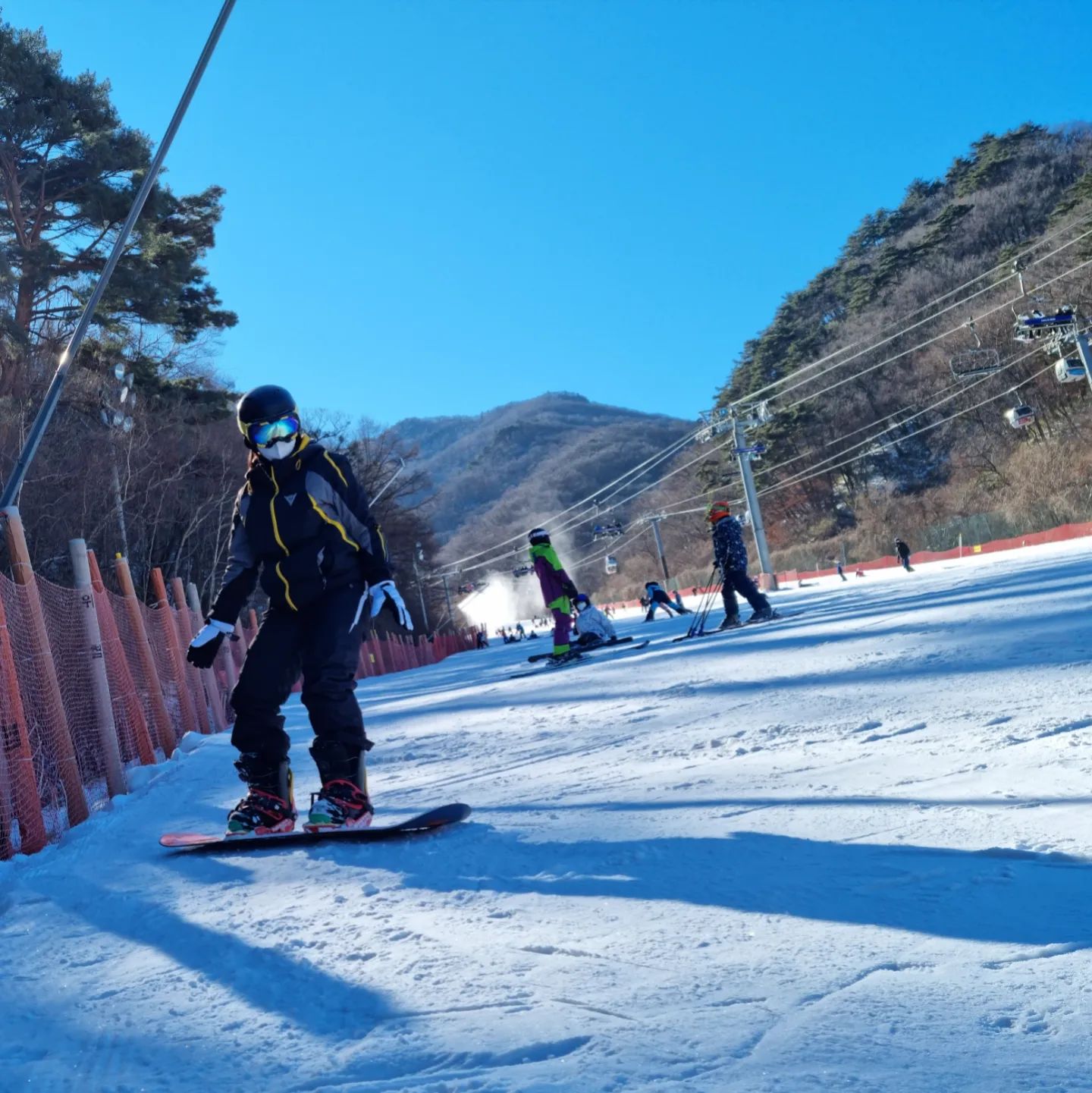 드디어🏂
#손이시려워꽁 #발이시려워꽁
#무주스키장 #스노우보드