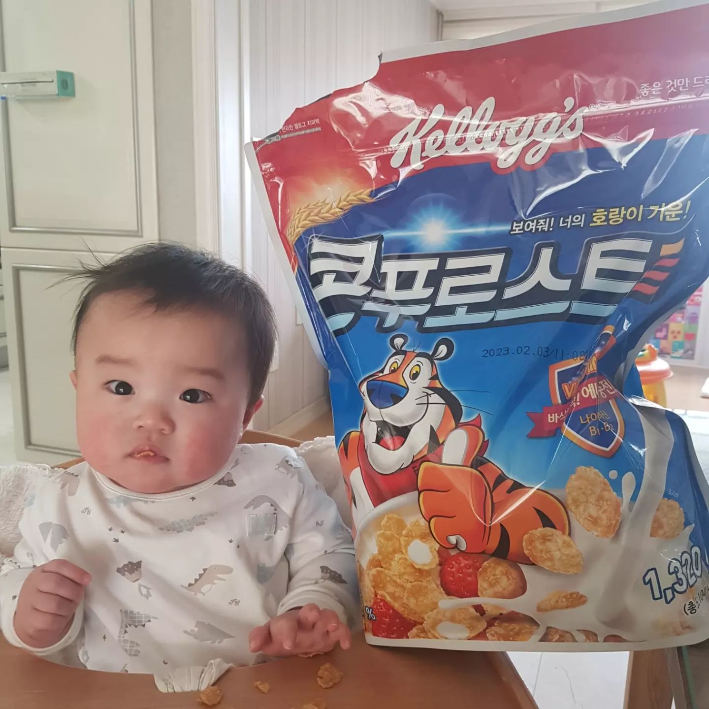 온 가족이 기분좋게 먹는 켈로그 콘푸로스트!
시리얼은 켈로그가 최고입니다.
담백하고  먹기 편하고 영양분도 듬뿍!!
켈로그  매일 매일 먹고 건강을 되찾아용!

#2022호랑이기운 #켈로그 #콘프로스트