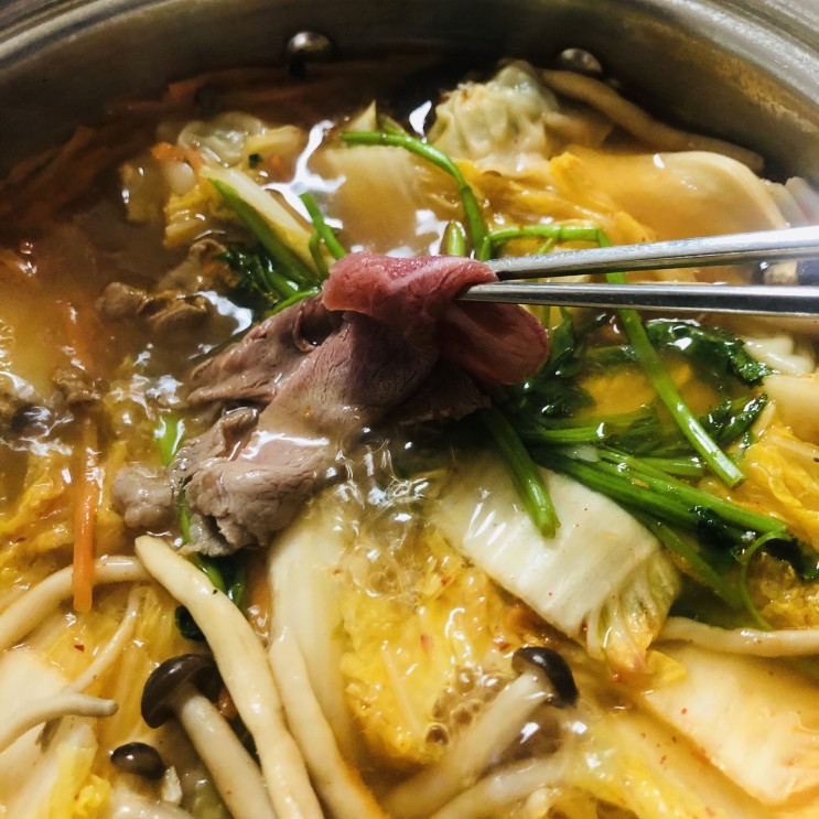 게하식당 버섯샤브샤브칼국수 밀키트는 사랑