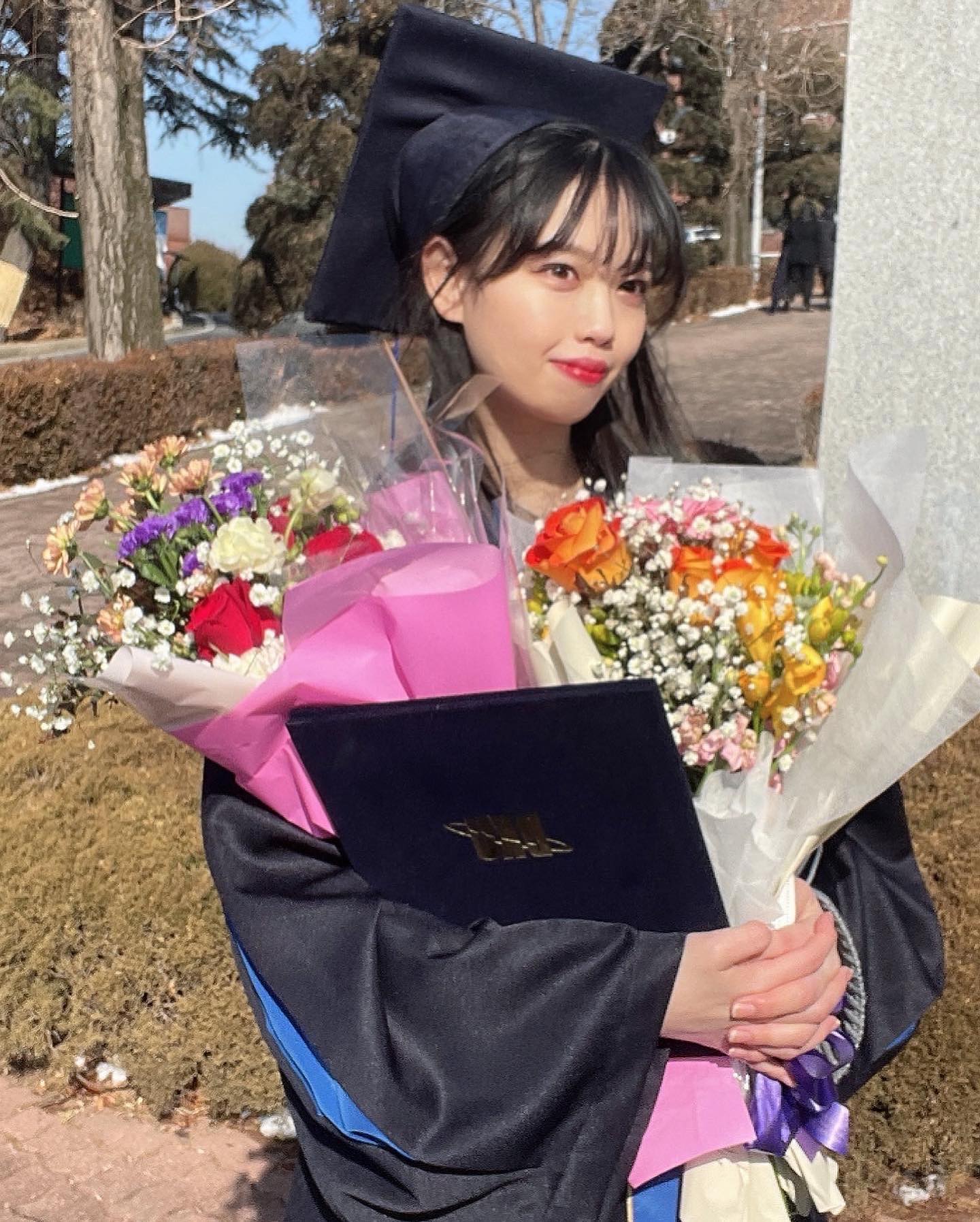 졸업축하랑 선물 감사해용❤️🌸