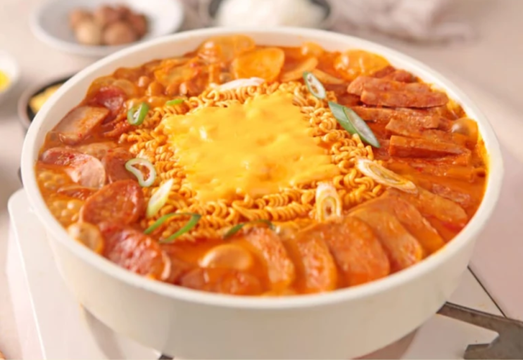 밀키트 캠핑요리 통큰부대찌개 간편요리로 좋아요 굿즈마켓