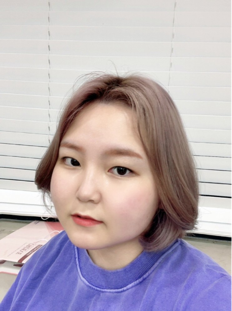 신림미용실 바이올렛염색 신림헤어샵 이훈 당곡사거리점