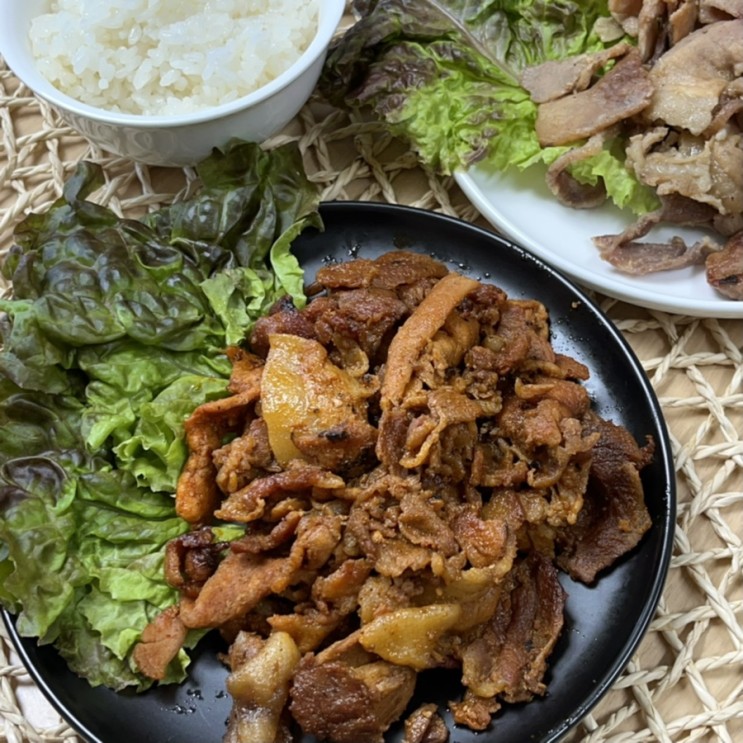 불맛 가득 간단 점심 메뉴 추천 '한잔애 직화뽈항정구이'