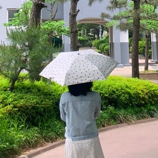 여름 필수템 우양산 :: 크로커다일 5단 하트 파우치 암막 우산 양산