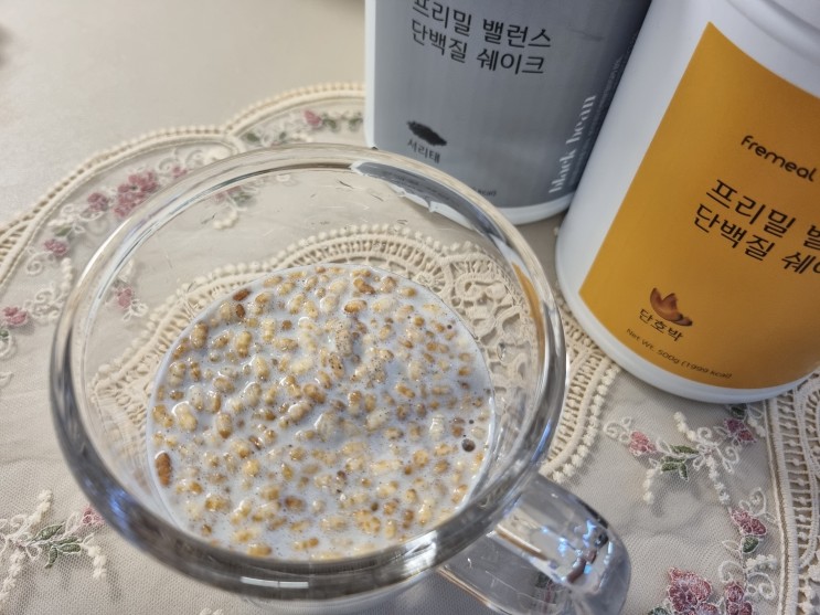 든든하고 맛있는 다이어트 프리밀 단백징 쉐이크 대용량 추천후기