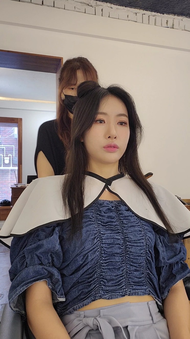 청담 메이크업) 유진 부원장님 헤어 메이크업 받고 촬영한 날 💞