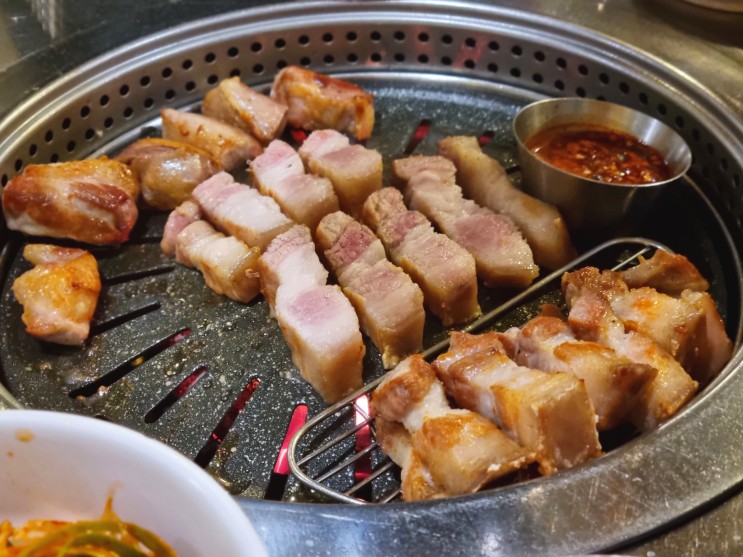 [미아 맛집] 제주에서 먹는 것보다 맛있는 제주흑돼지 오겹살! '돝제주흑돼지'