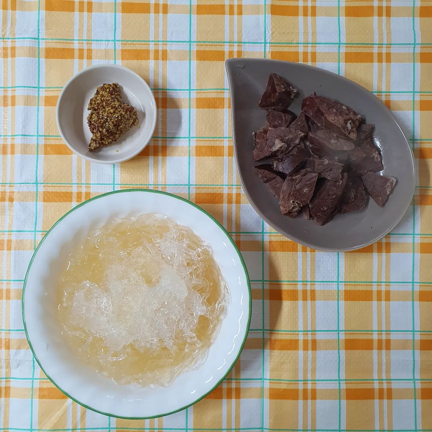 천사채 물냉 + 순대 허파만🌼