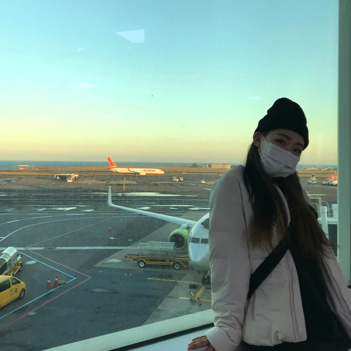 나도 했다 공항샷.