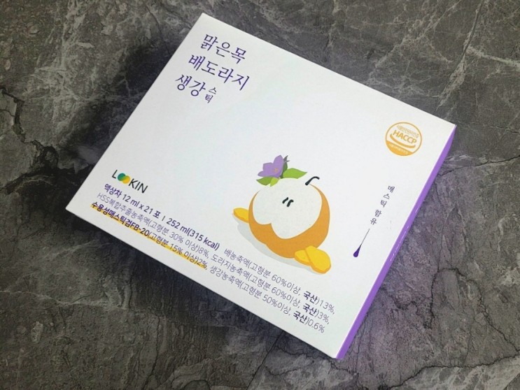 목에좋은차 루킨배도라지차 스틱액상차
