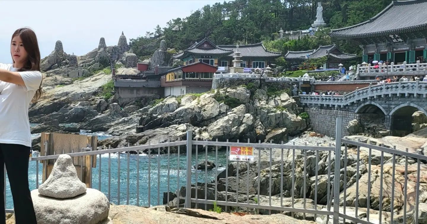 😲 #해동용궁사🏯