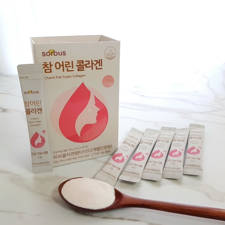 저분자피쉬콜라겐 추천 소버스 참 어린 콜라겐!