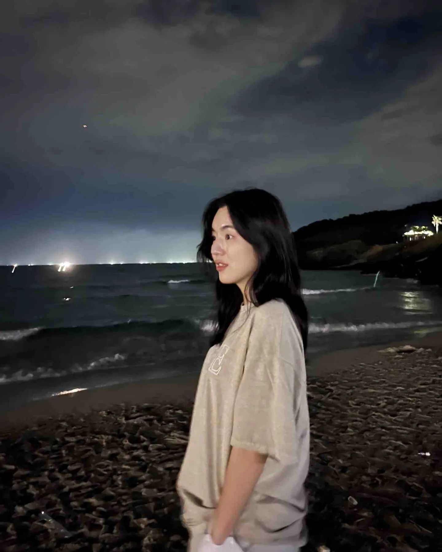 제주 밤바다🌙⛱️