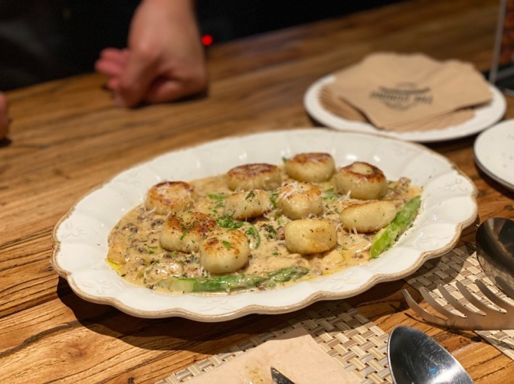 서울뇨끼맛집 더큐어링 메뉴판/ 후기, 흑석역 와인바 추천!