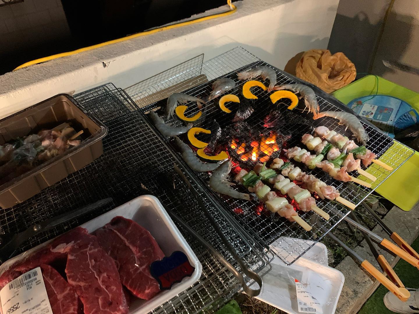 거의 뭐 푸드파이터🤭

#대구 #바베큐 #소고기 #삽겹살 #닭꼬치 #기가마시멜로우 #냉면 #현실복귀완료 #퇴사하고싶다