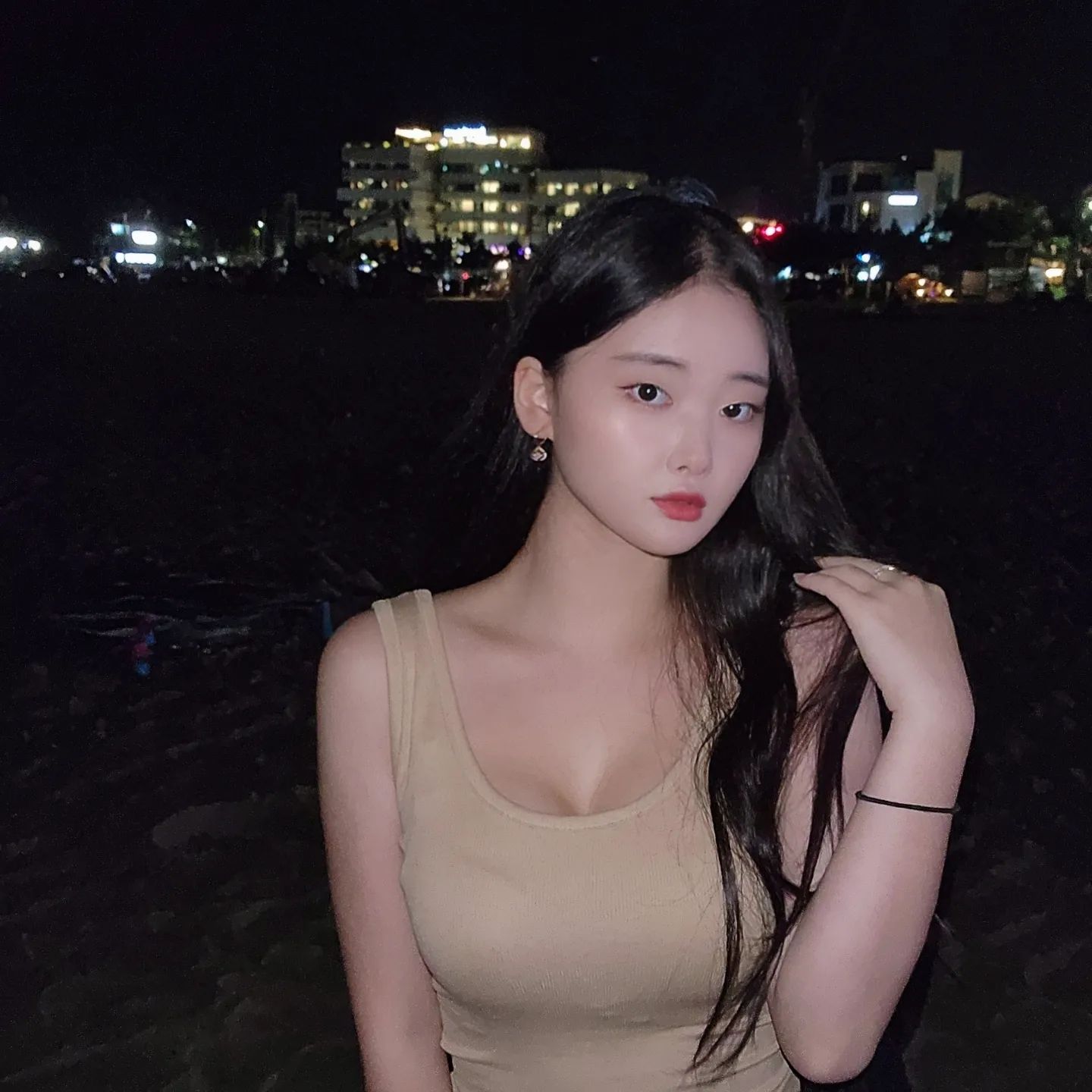 누나 머리 풀러따°-°