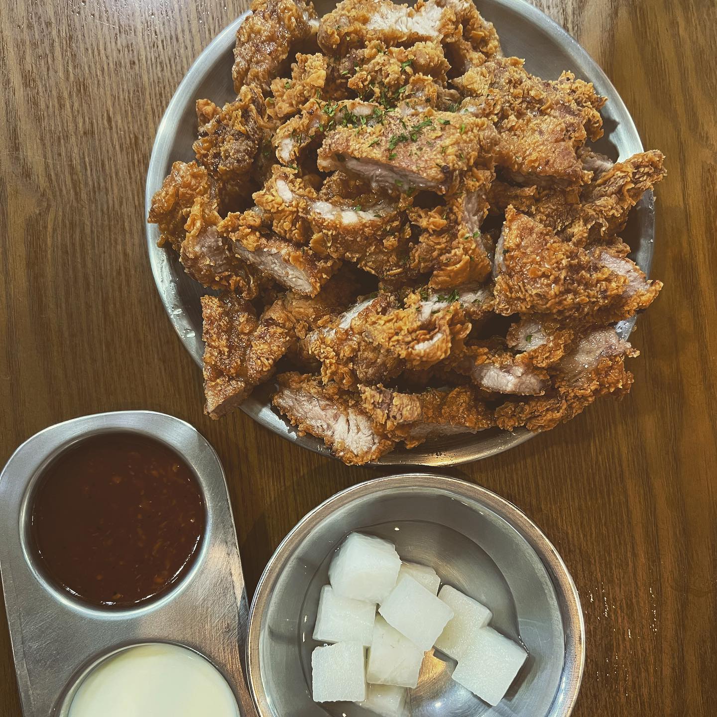 돼지갈비를 튀기다#부산명물맛집