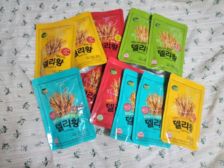 과자보자 맛있는 델리황 단백질 황태스낵 다이어트간식으로 딱