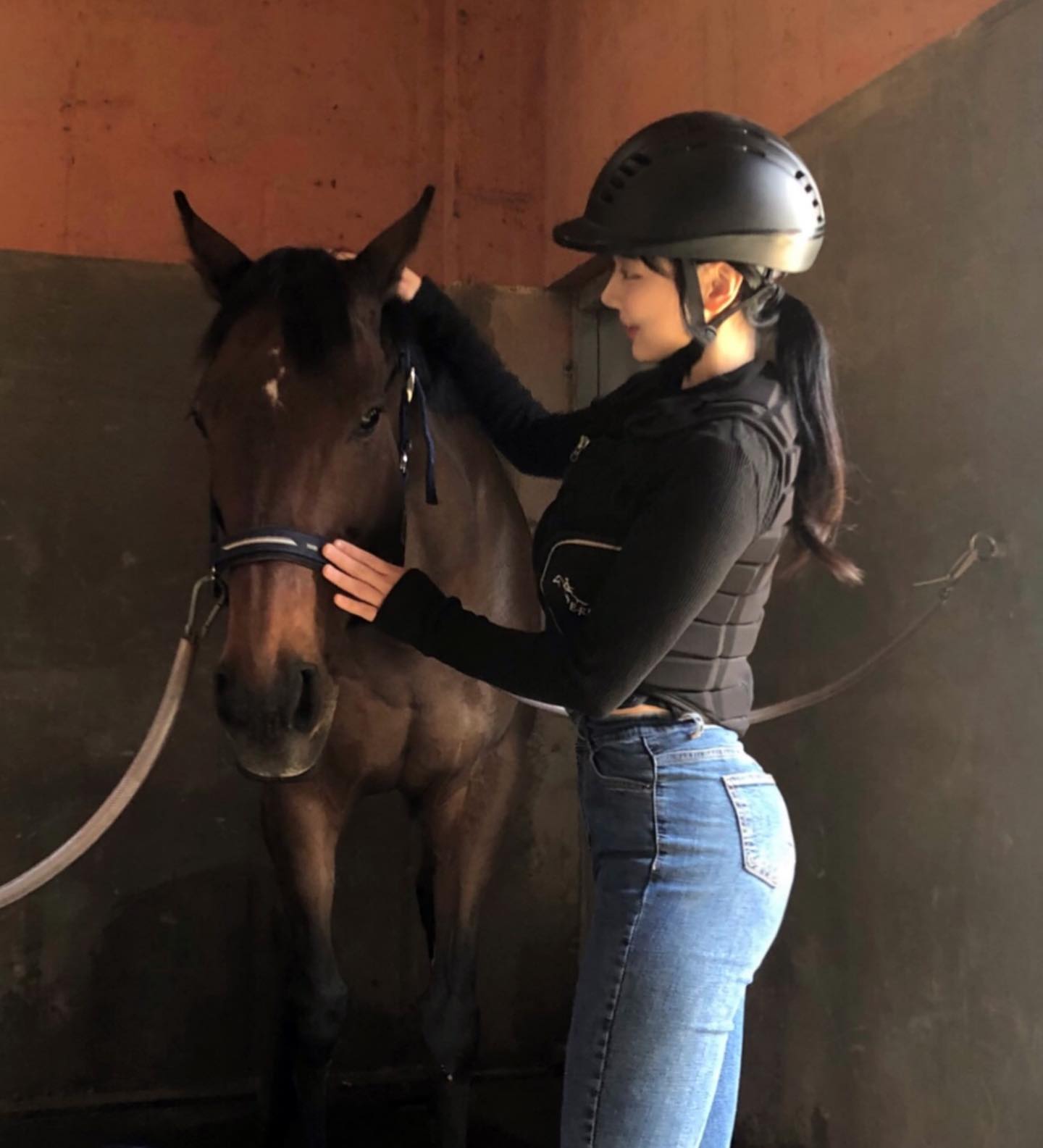 다음엔 타는 거 꼭 카메라에 담아야지 .. 🐎🤍💜