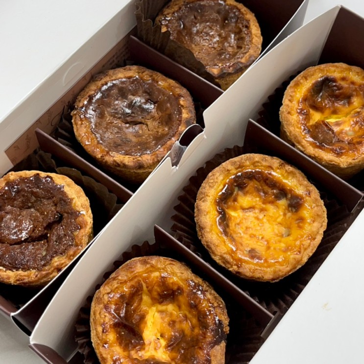 에그타르트 찐맛집 빵 택배 디저트 먹어보기 '에이테이블'