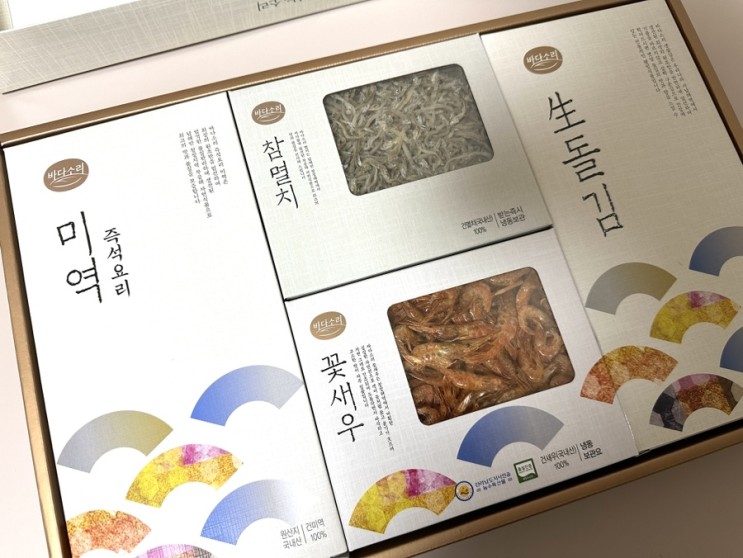 설날선물세트 추천 [바다소리] 멸치, 곱창김 선물세트