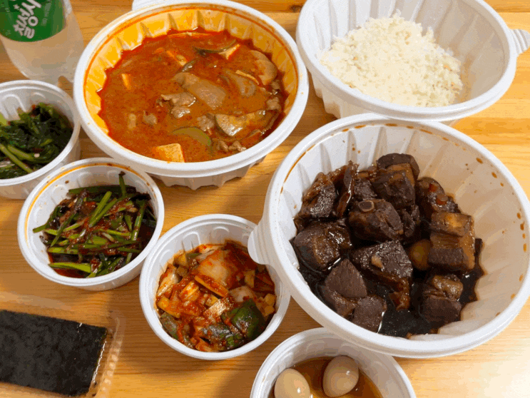 수유맛집 야식추천은 진된장 한식 메뉴 배달맛집이에요