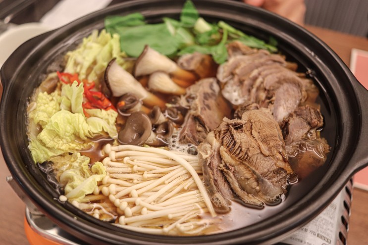 배곧 한식 맛집 아롱사태수육전골과 우육 솥밥 그리고 삼겹수육 모든게 맛있는 채우정