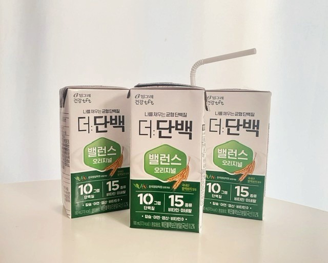 식사대용 두유추천 '빙그레 더단백 밸런스 오리지널'