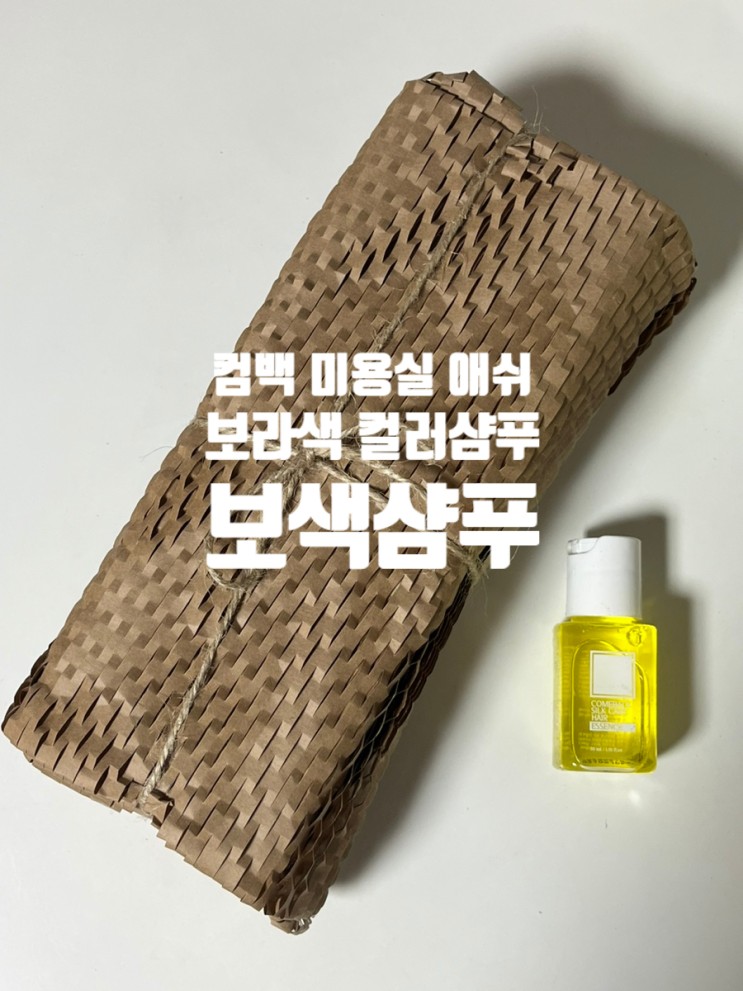 컴백 퍼플 보색 샴푸로 나의 애쉬 탈색모를 지키자!