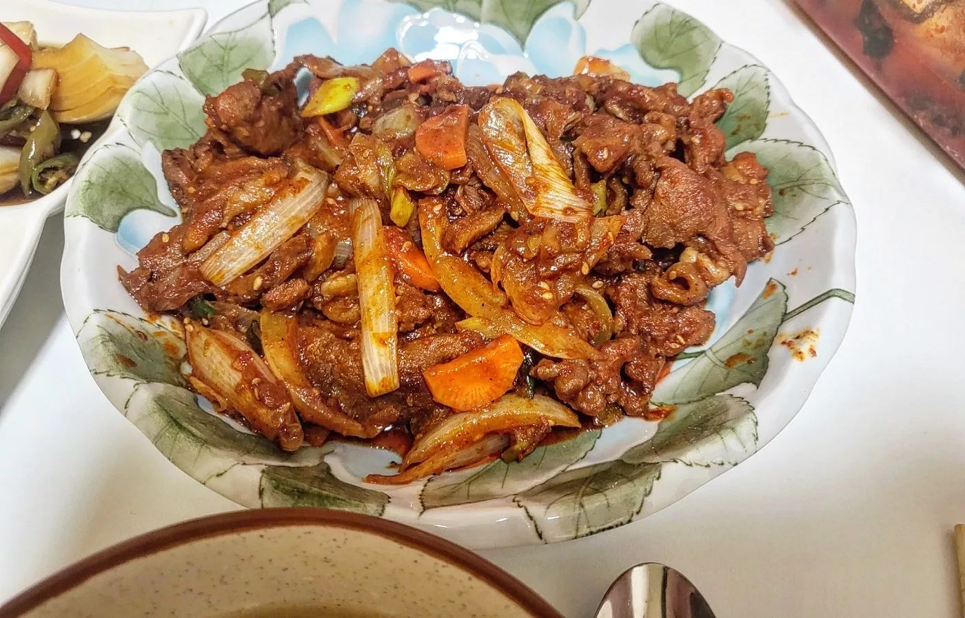 맛지게 먹은 점심 밥상 🍽
.
.
#오리주물럭 #양파절임 #무국
.
#홈쿡 #요리유망주👨🏻‍🍳