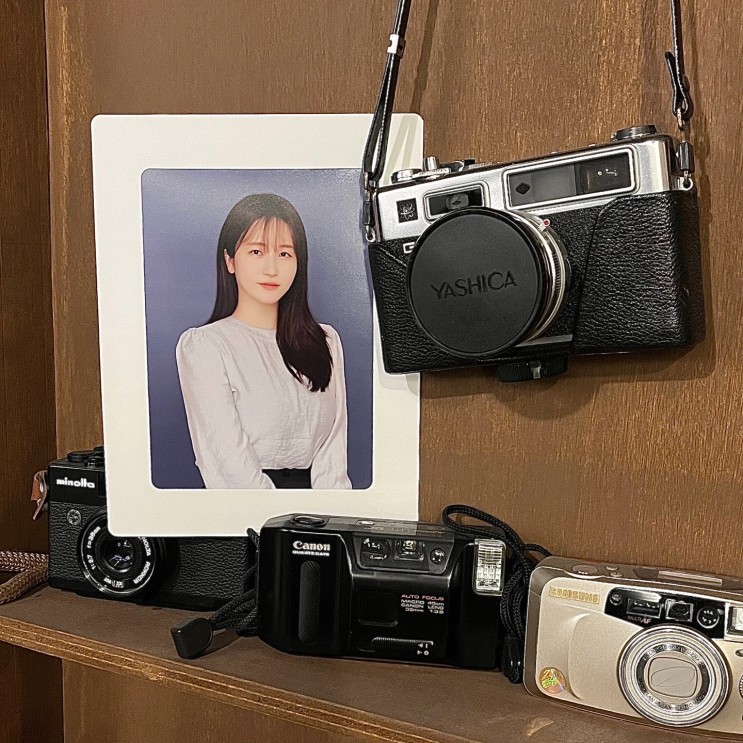 성수동 감성기록관에서 컬러증명사진 촬영