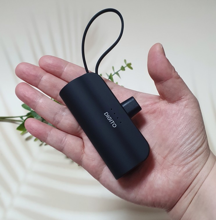 초소형보조배터리 디지토 도킹형 미니 초소형 가벼운 보조 배터리 5000mAh 귀여운보조배터리