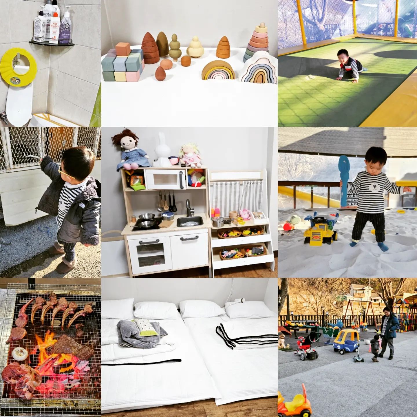 #결이의 #첫방학 #처음방학 _

#결이와 #엄빠와 #추억만들기

#도착하자마자 #토끼먹이주기
#무서워할줄알았는데 #겁도없어 
#엄마는무섭다😱  _

#처음모래놀이 #모래놀이도하고 #방방이도타고
#자동차도타고 #다양한경험 #많이했어요 
#물놀이도하고 #저녁에는 #숯불바베큐파티 
#양갈비 #소고기 #돼지고기 #냠냠😋 _

#남편아 #항상고맙고사랑해❤️

#남양주키즈펜션 #남양주펜션 #남양주가볼만한곳 
가성비갑👍 추천합니다👍🏻 #하이맘키즈펜션