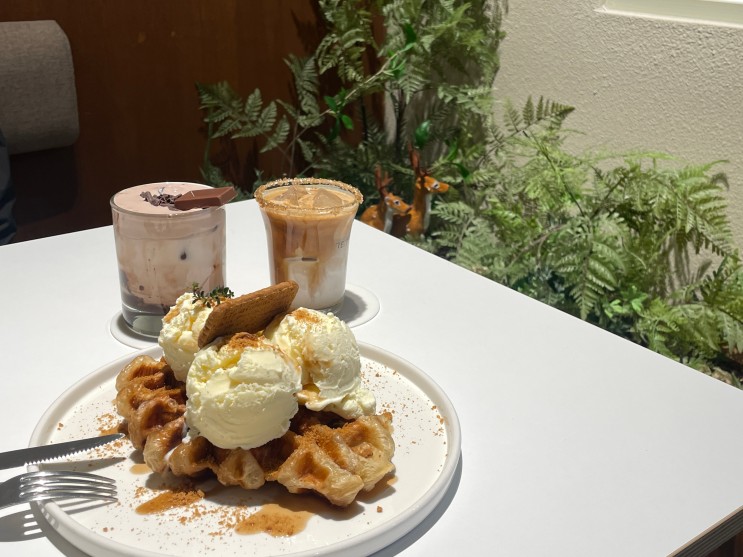 범계 카페 라떼 맛집 리띵커피