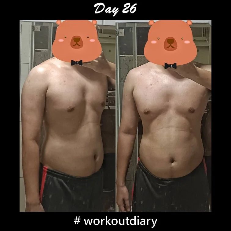 Feels good today👍🏻

#workoutdiary #day26
#減肥日記 #減肥 #健身 
#workout #losefat #diary 
#ダイエットする  #筋トレ 
#ลดน้ำหนัก #헬스