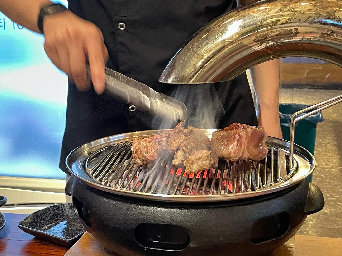 간만에 육즙 팡팡 터지는 고기 촵촵 #바른고기수완 #수완지구로컬맛집