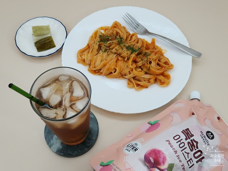 맥널티 복숭아 아이스티 캠핑용 대용량 음료 추천!