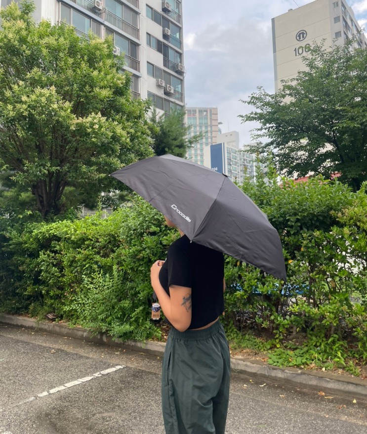 3단자동우산 가벼운 크로커다일
