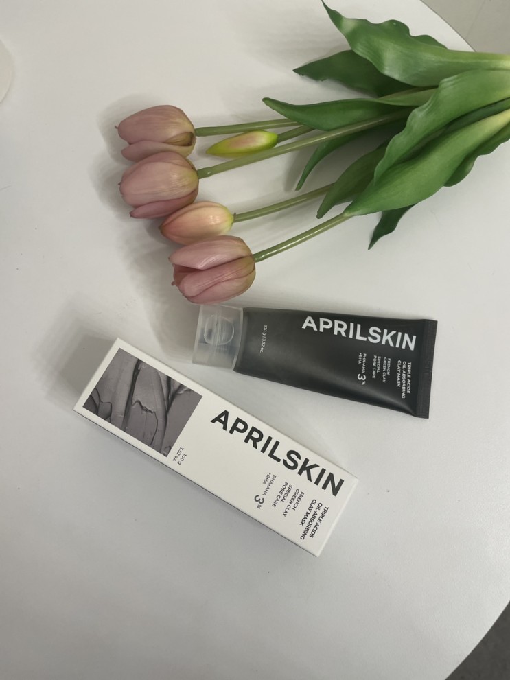aprilskin , 에이프릴스킨 모공축소머드팩 ㅣ 모공팩 추천 ㅣ 트리플 애씨드 피지 흡착 클레이 마스크
