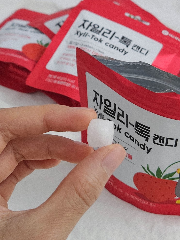 [ 맥널티 자일리톡 캔디 ] 펭수 자일리톨 캔디 딸기맛 🍓